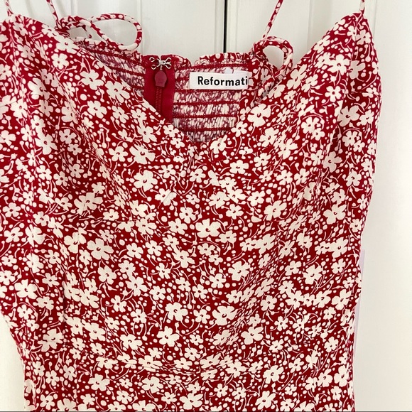 NWT Reformation Saskia Dress Amaro - Picture 8 of 8